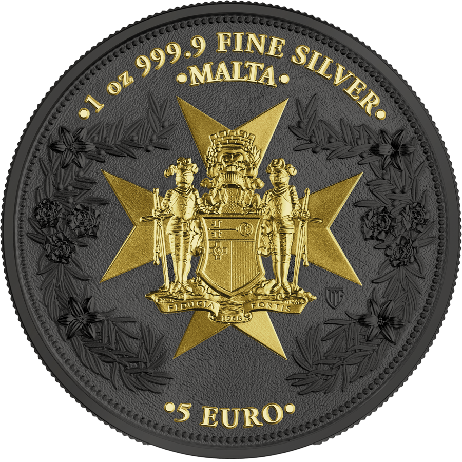 Germania Mint 2024 Malta Golden Eagle 5 Euro 1 oz Silver BU – Limited Edition