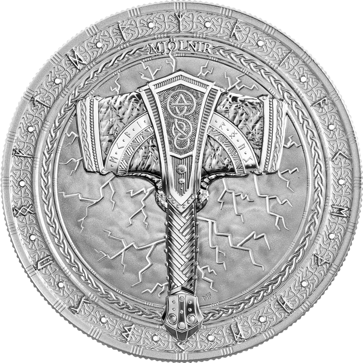 Germania Mint Silber 1 oz BU 2025 Artefacts MJÖLNIR mit Zertifikat