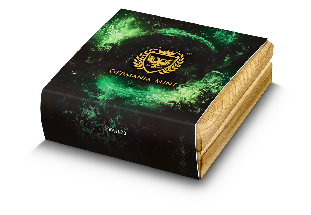 Germania Mint Artefacts Gungnir 2026 - 2 Oz Silber Ultra High Relief Gilded***