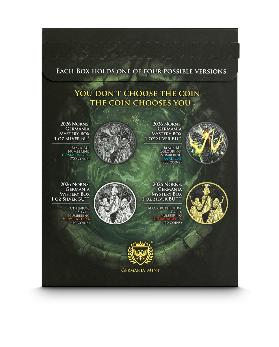 Germania - 1 Unze Silber Norns aus der Mystery Box 2026 ***