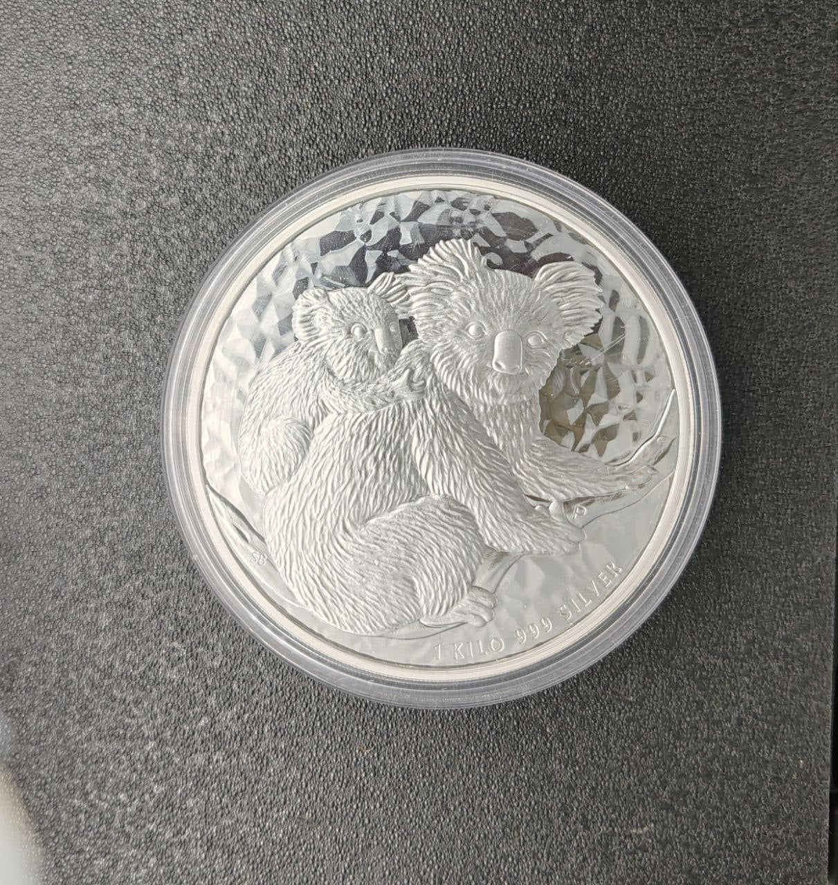 Silbermünze 1 kg Australien Koala 2008 Perth Mint 999 Silber Erstausgabe*