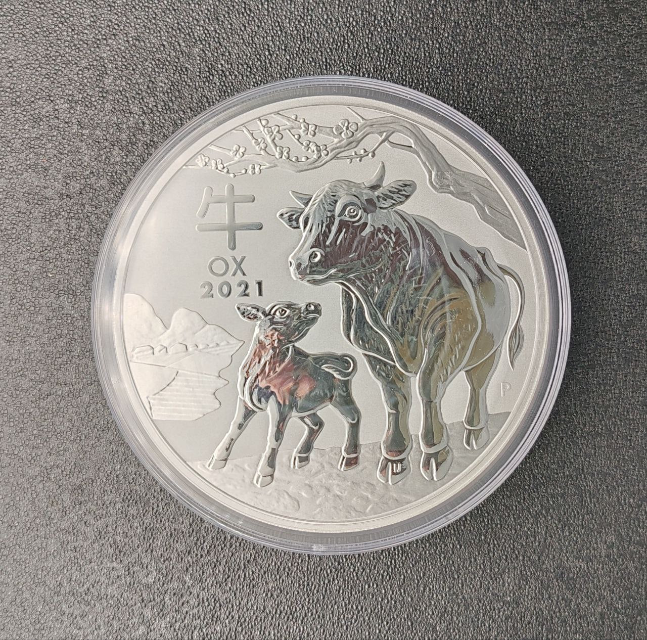 Australien Lunar 3 Ochse 2021 - 1 kg Silber - Perth Mint*