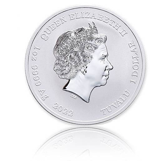 Gods Of Olympus Athena 2022 - Silbermünze 1 Oz * Silbermünzen Oz
