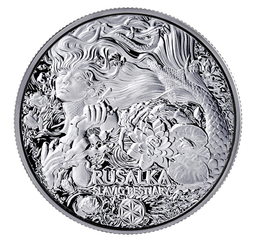 Slavik Bestiary Rusalka - 2 Oz Silbermünze 2023