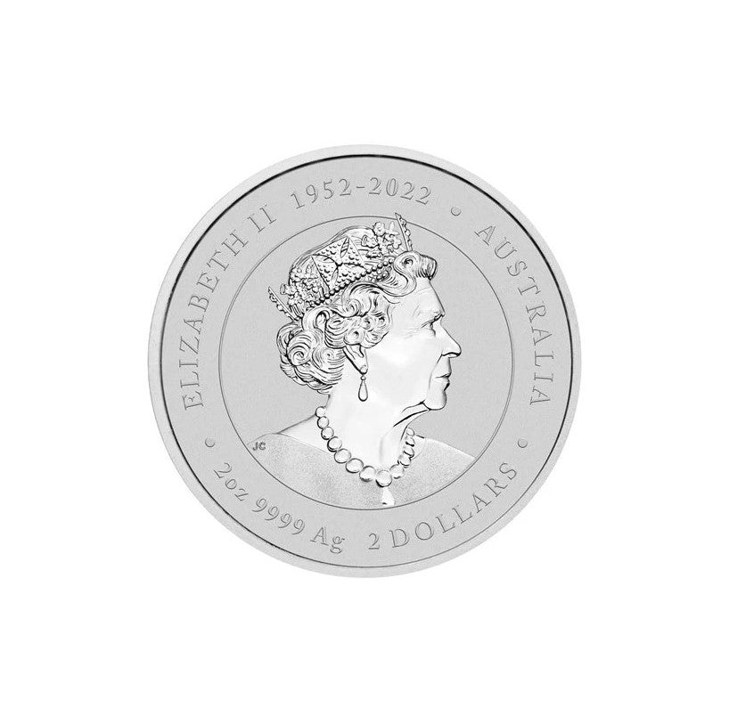 Lunar 3 Silbermünze 2 oz Drache Dragon 2024