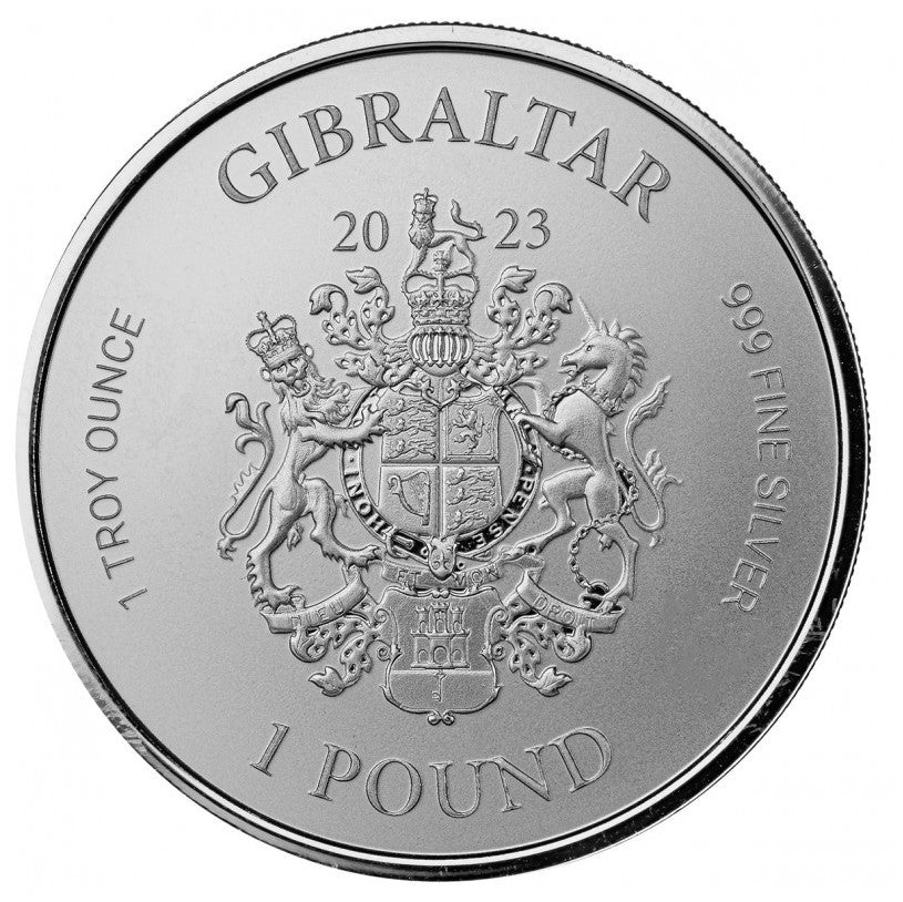 Gibraltar 2023 - War Elephant/Kriegselefant 1 Oz BU