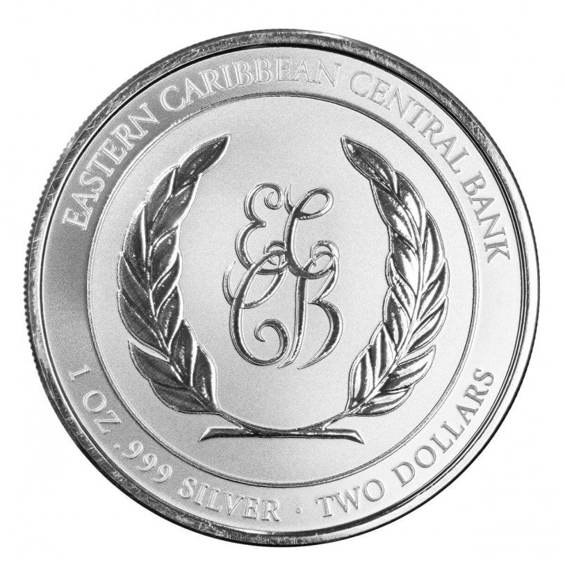 EC8 Buckelwal (Humpback Whale) Silbermünze 1 oz PP Farbe 2023 St. Vincent und Grenadinen*
