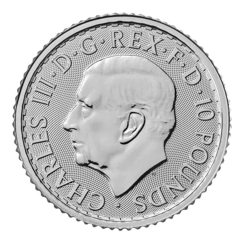 Platinmünze 1/10 oz Britannia 2024 König Charles