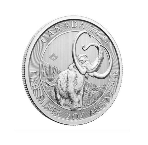 Kanada - 2 oz Silbermünze Mammut 2023 - Ice Age Serie