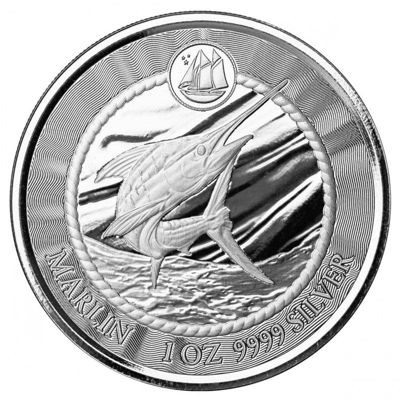 Cayman Islands 2023, Blue Marlin, 1 Oz Silbermünze