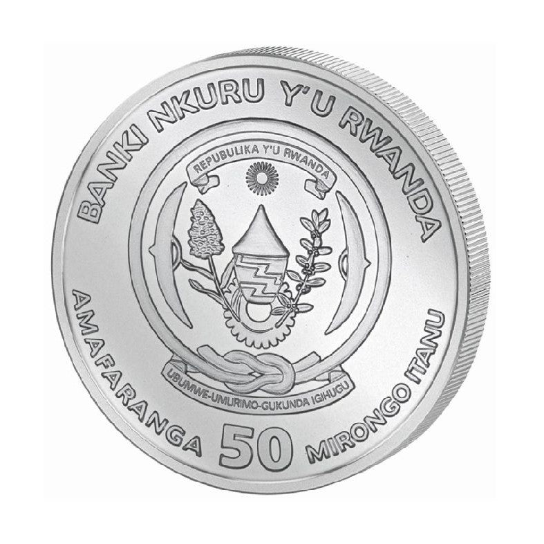 Ruanda 2023 - African Ounce - Nil Krokodil Ag999 1 Oz BU*