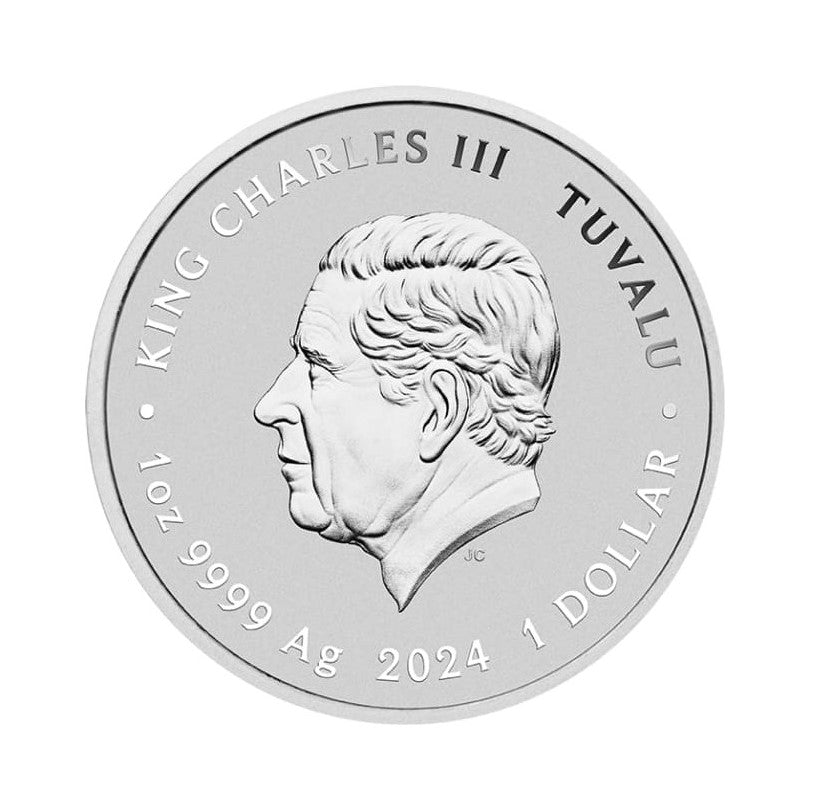 Tuvalu - 1 TVD 40 Jahre Teenage Mutant Ninja Turtles 2024 - 1 Oz Silber