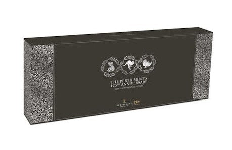Australien 4 x 1 oz Silbermünze Set 125 Jahre Perth Mint 2024*