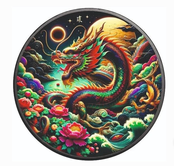 American Eagle Dragon Of Magic Color 1oz Silber 2024