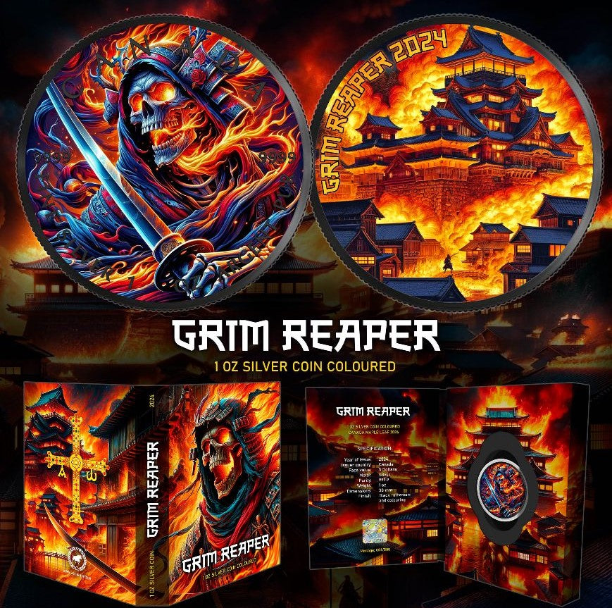 Kanada Grim Reaper 2024 black ruthenium colouring in Box