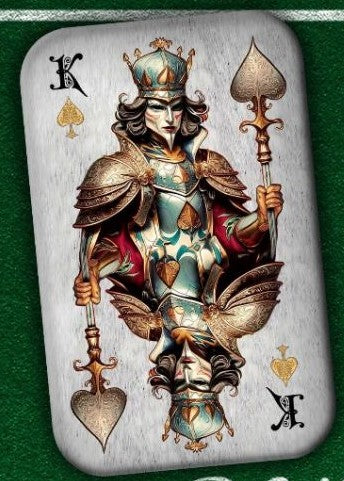 King of Spades - POKER Silberbarren 2 oz Asturmint koloriert