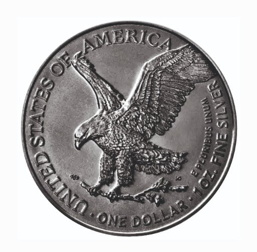 USA American Eagle Skeletons Mrs. Andrea Color 1oz Silber 2024