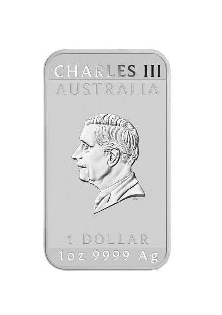 RECTANGULAR DRAGON 1 oz Silber Münzbarren 2025 inkl. Kapsel Perth Mint