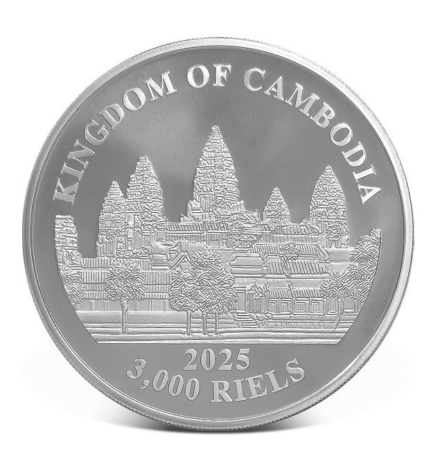 Silbermünze 1 oz Lost Tigers of Kambodscha 2025