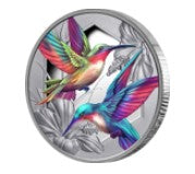 Hummingbird - Beauty, Joy & Love 1 oz Silbermünze 2025 - Polierte Platte