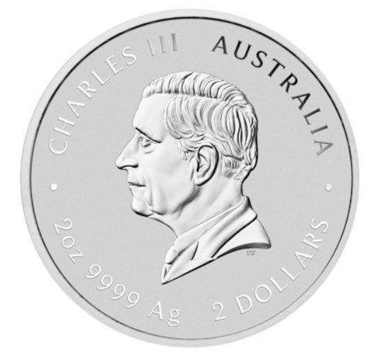 Australien Silbermünze 2 oz Lunar III Schlange Color Snake 2025 Perth Mint