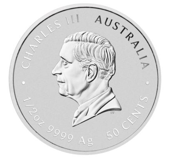 Australien Silbermünze 1/2 oz Lunar III Schlange Color Snake 2025 Perth Mint