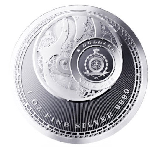 Niue - 2 NZD Chronos 2025 - 1 Oz Silber BU