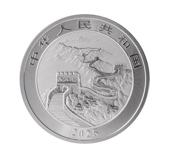 China Drache Silbermünze 1 oz 999 Silber neue China Serie 2025