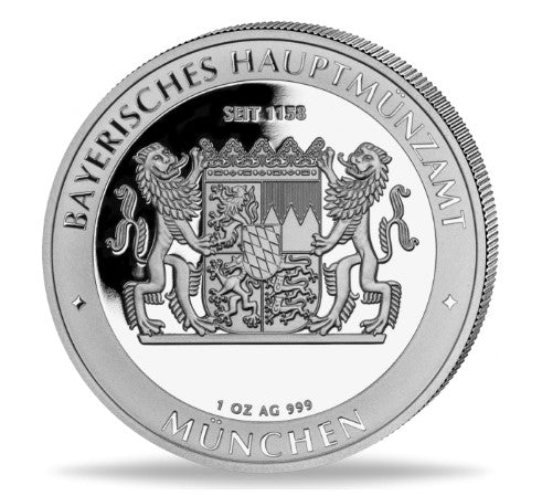 1 Bayern-Thaler 1 oz Silber BU 2025 Schloss Neuschwanstein