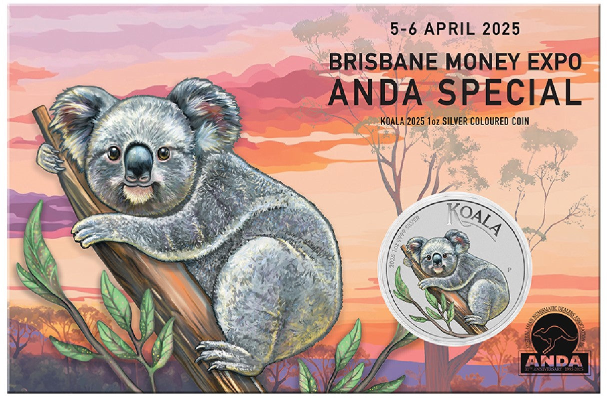 Australien 1 AUD Koala Silbermünze 1 oz Brisbane ANA MONEY Expo 2025