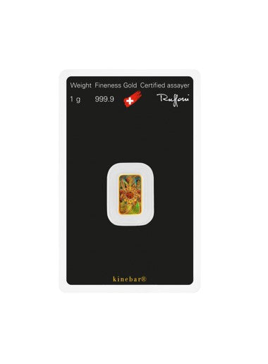 Goldbarren Au999.9 Argor-Heraeus 1 g Kinebar im Blister