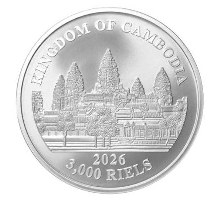 Silbermünze 1 oz Lost Tigers of Kambodscha 2026