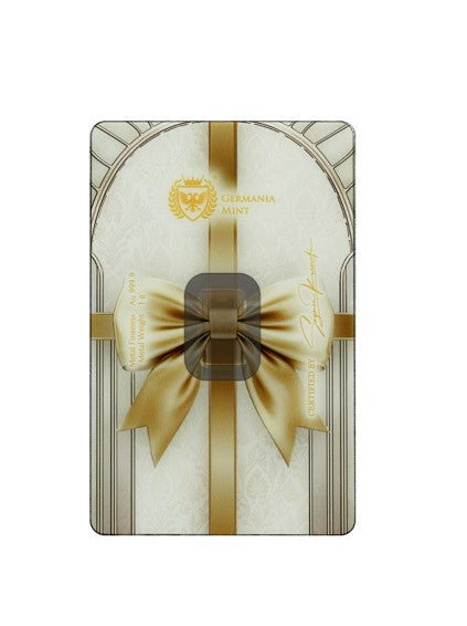 Goldbarren 1 Gramm Germania Mint Best Wishes Glückwünsche