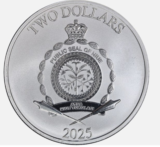 Niue Silbermünze 1 oz "Captain America vs. Thanos" 2025 Marvel