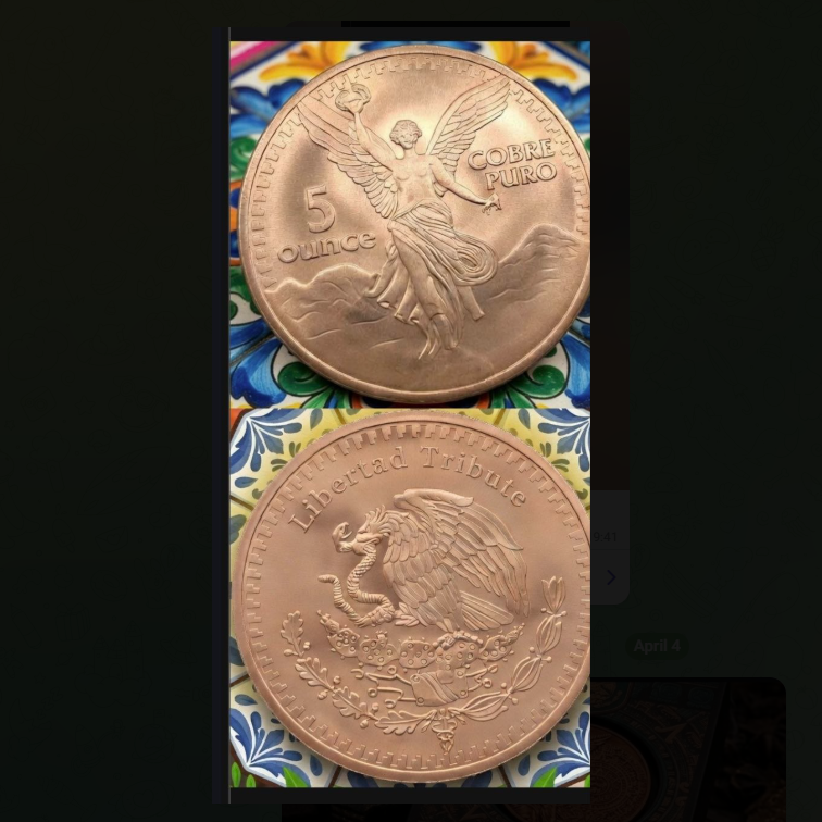 5 Oz .999 Kupfer Libertad Tribute 2026 Engel der Unabhängigkeit in Kapsel