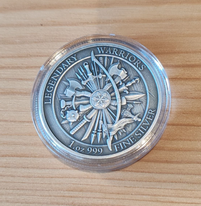 William Wallace Legendary Warriors 1 oz Silber Antik Finish gilded 2026