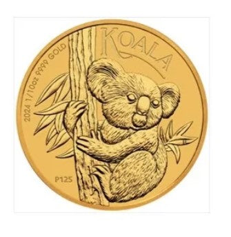 Koala 2024 Goldmünze 1/10 oz Perth Mint 999 Gold **