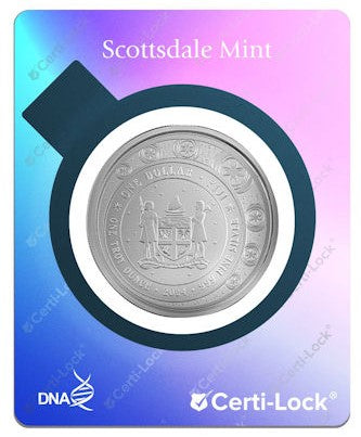 Silbermünze 1 oz (Unicorn) Azurea 2024 Ag999 1 Oz PP Color Einhorn