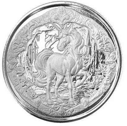 Silbermünze 1 oz (Unicorn) Einhorn 2024