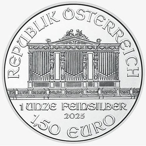 Wiener Philharmoniker 2025 Silbermünze 1 oz Österreich Neu!*