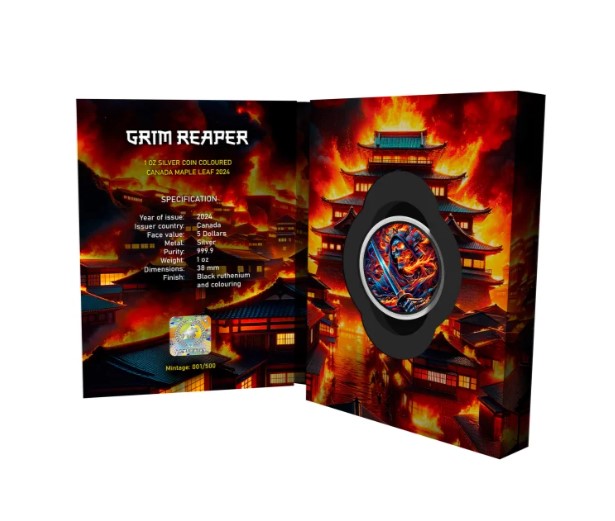 Kanada Grim Reaper 2024 black ruthenium colouring in Box