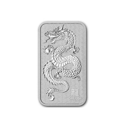 Silberbarren Perth Mint Lunar Drache 1 Oz Silber