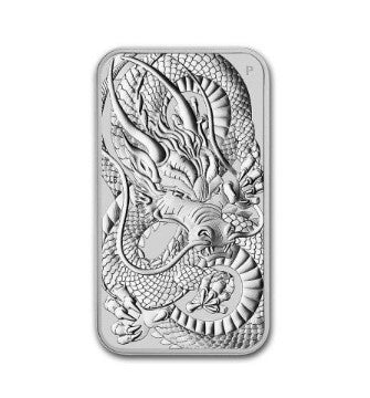 Silbermünze 1 oz Rectangular Dragon 2021 inkl. Kapsel*