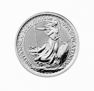 Platinmünze 1/10 oz Britannia 2021