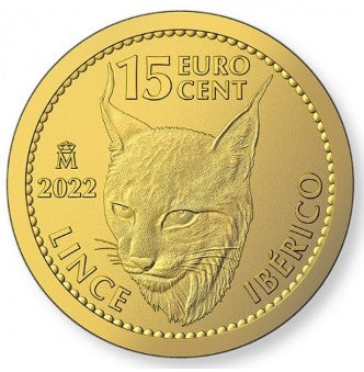 Spanien 1/10 oz Goldmünze - Spain Iberischer Luchs 2021 **
