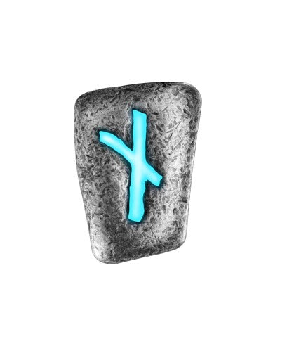 Germania Mint 1 oz Silberbarren Runes Collection Hellblau: Naudiz