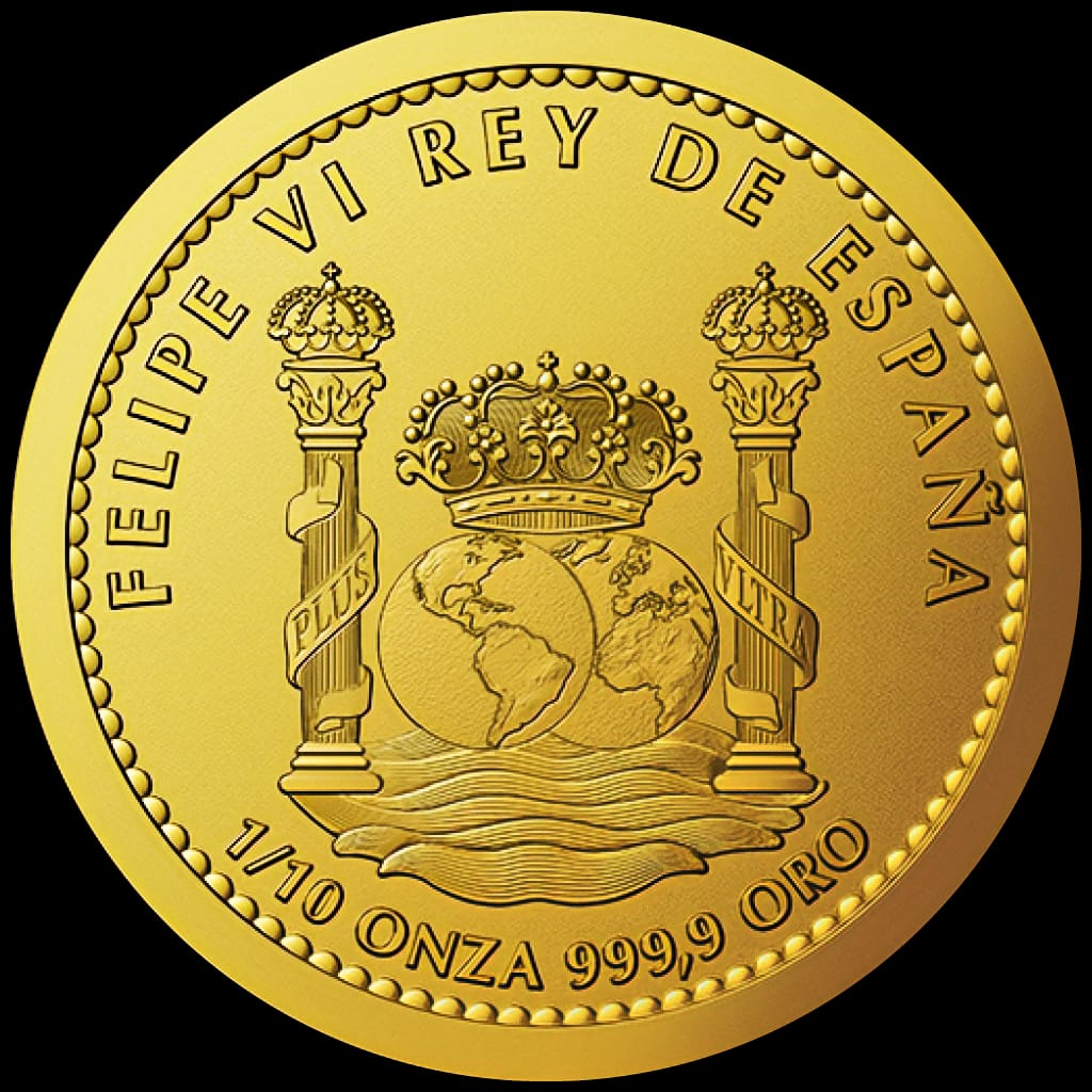 Spanien 1/10 oz Goldmünze - Spain Stier 2023