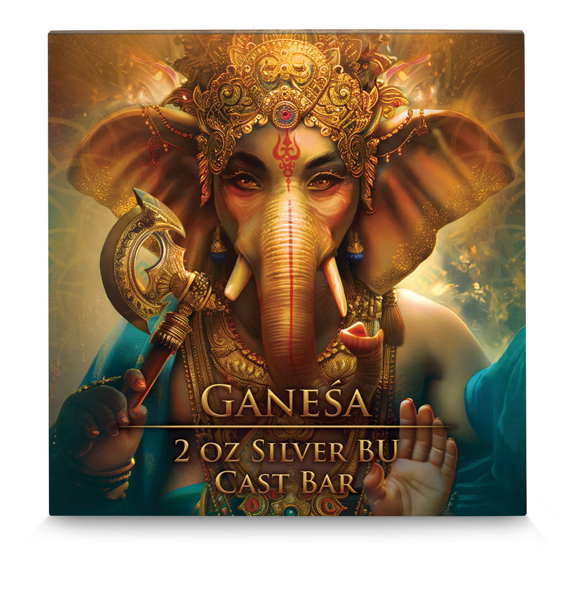 Germania Mint Silberbarren 2 Oz Diwali Ganesa 999 Silber