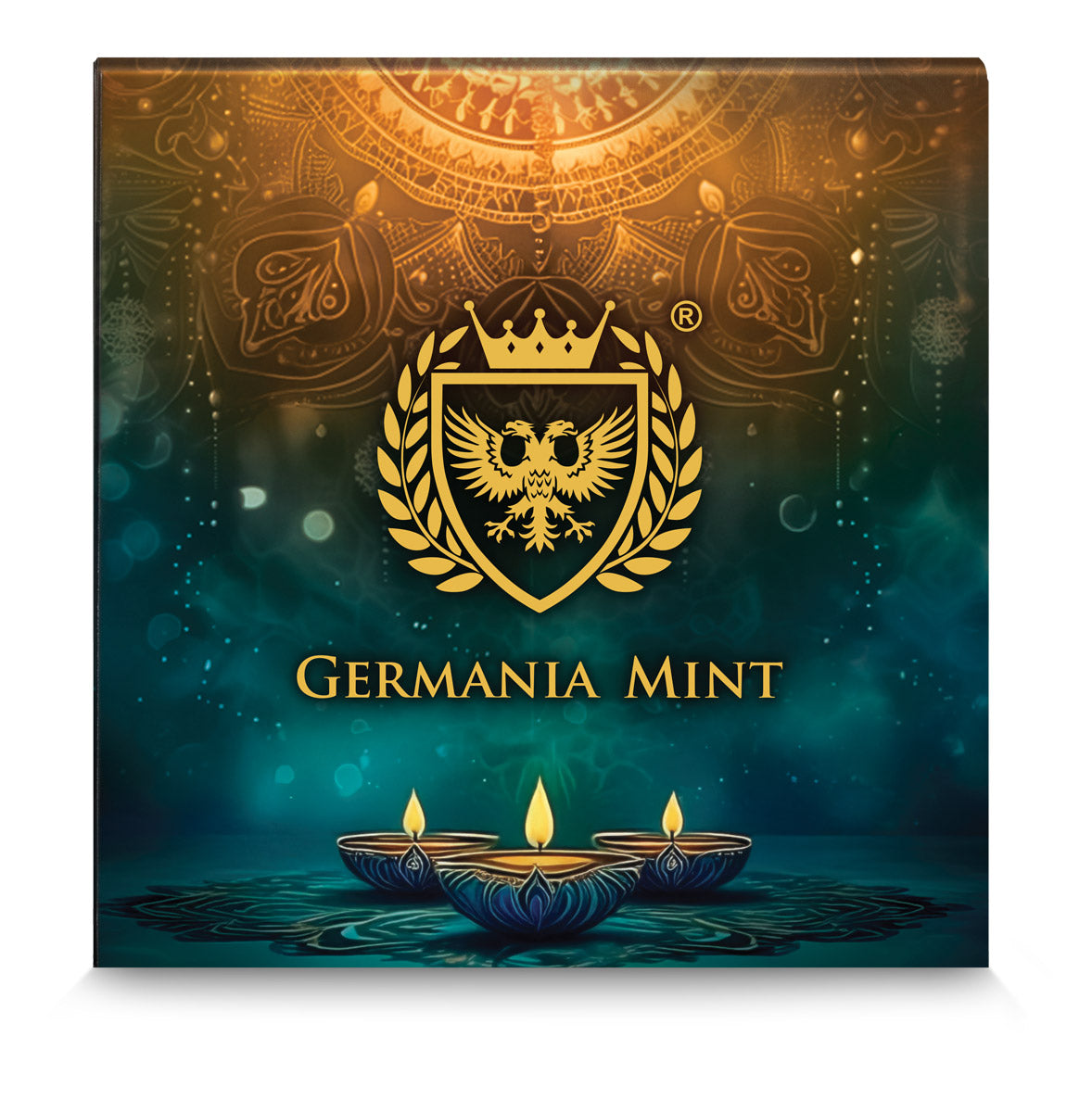 Germania Mint Silberbarren 2 Oz Diwali Ganesha 999 Silber