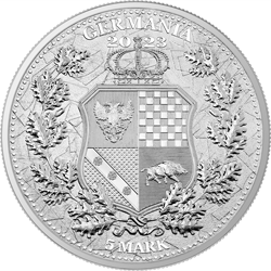 ALLEGORIES GALIA & GERMANIA - Germania Mint 2023 - 1 oz Silbermünze